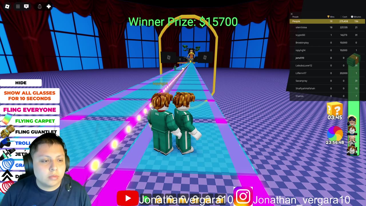 roblox glasss bridge gameplay commentary