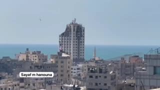 After the IDF issued an evacuation warning, an Israeli Air Force strike leveled the