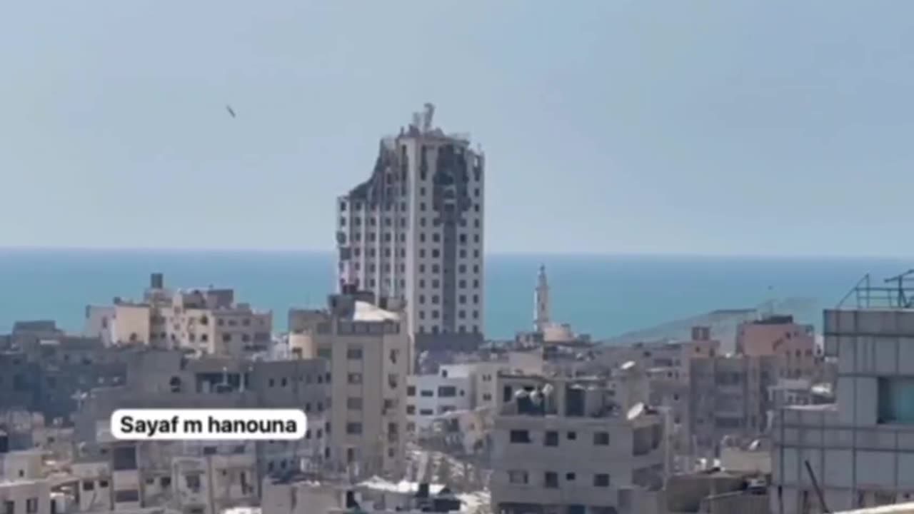 After the IDF issued an evacuation warning, an Israeli Air Force strike leveled the