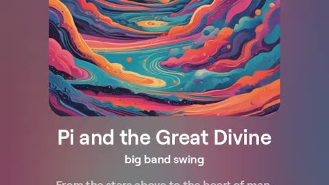 Pi and the Great Divine (40’s style Big Band)