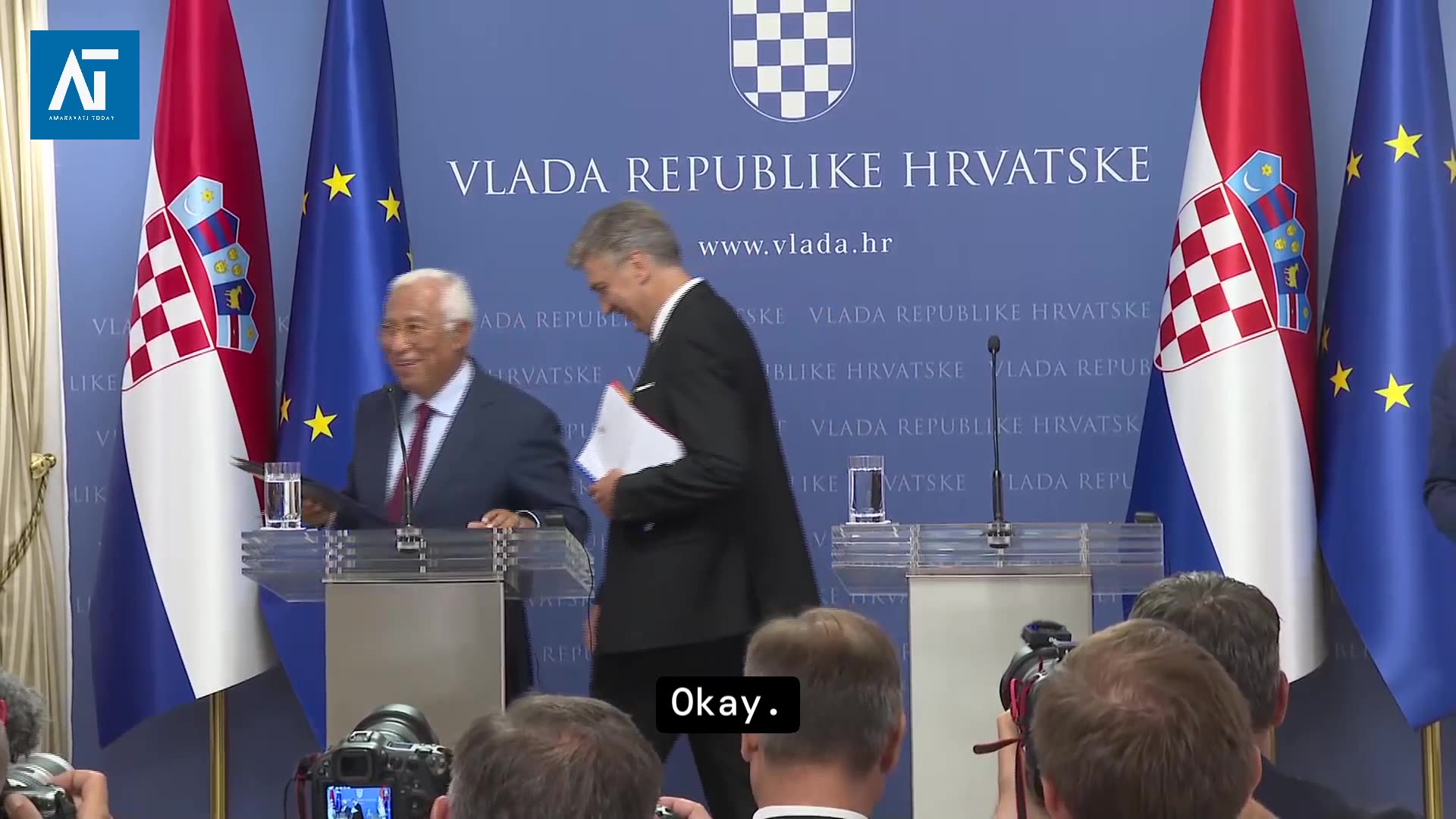 EU Enlargement & Security Talks | António Costa Meets Plenković | Europe Politics | Amaravati Today