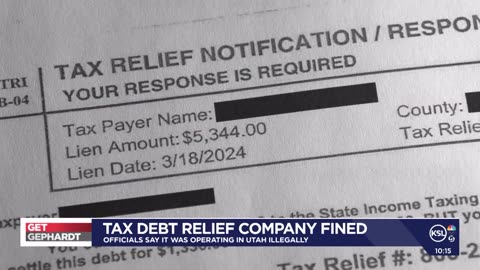 Tax debt relief company fined by Utah regulators for illegal tactics