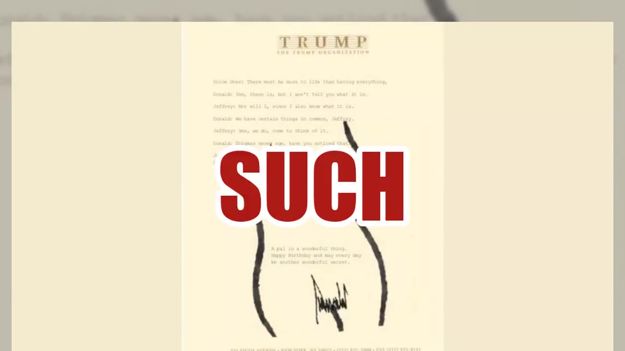 Fact Check: Trump Organization Epstein Letter Image Does NOT Match Wall Street Journal Description