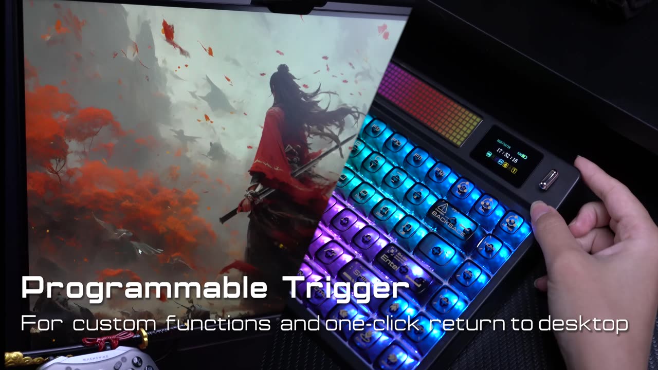 Machenike KT84, Retro-Style Keyboard with Pixel Screen