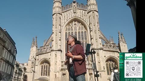 Jazz Nano Street Edition: Busking in Bath, England: 2025 Tour in UK