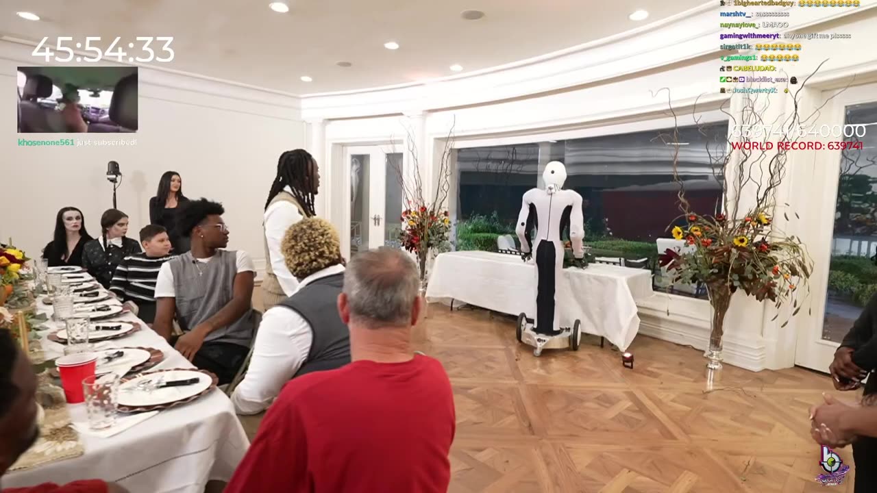 Kai Cenat's Robot Acting Crazy on Thanksgiving! 🦃 🔥