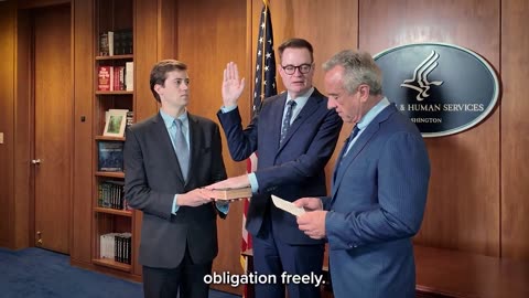 RFK Jr swears in new Deputy Secretary Jim O'Neill with big goals for HHS