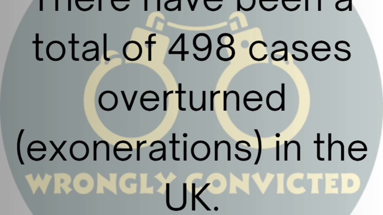 Total Amount of Exonerations in the UK