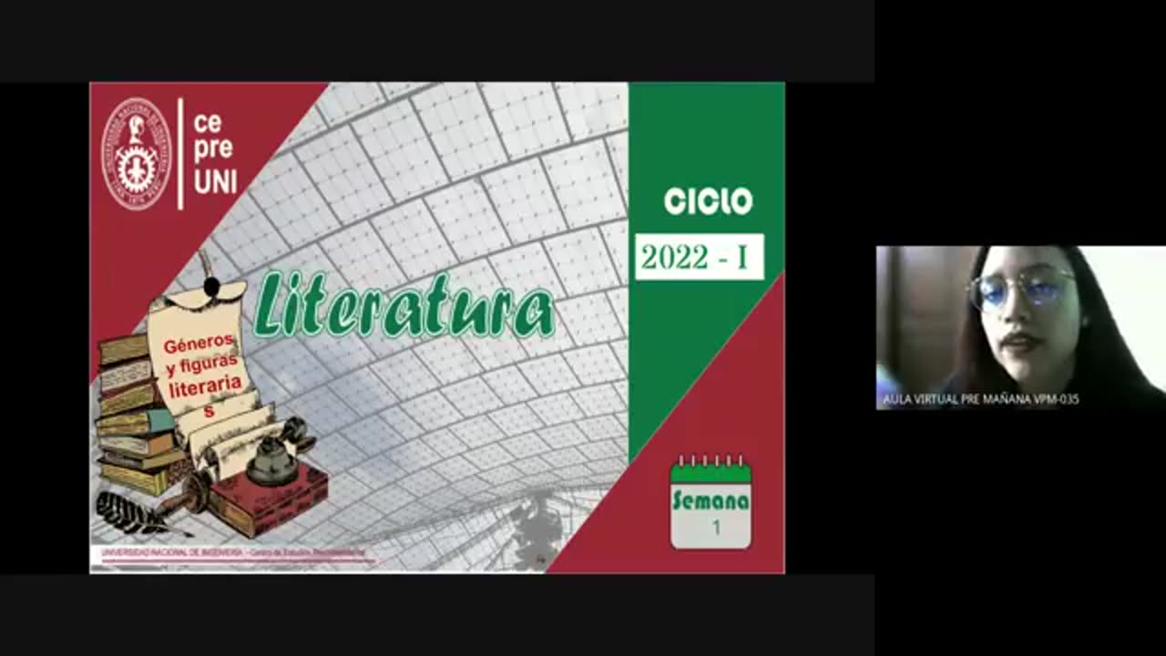 CEPRE UNI 2022 - 1 | Semana 01 | Literatura