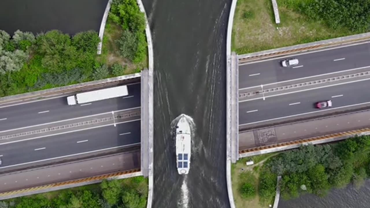 Veluwemeer Aqueduct, Netherlands