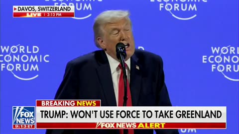 Trump Tells Room Full Of Global Leaders Why He Wants Greenland