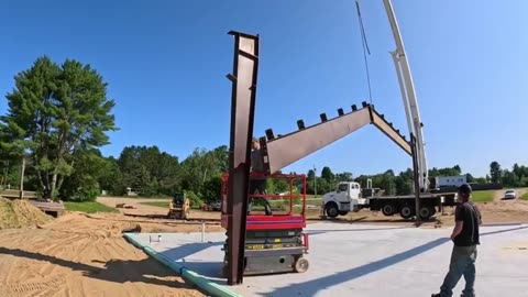 Our New Steel Garage Is Going Up!
