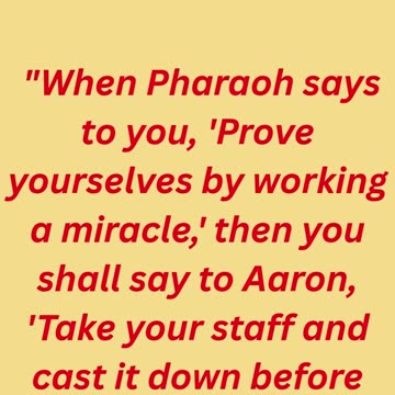 "The Staff Becomes a Serpent" exodus 7:9,10 #shorts #youtube #ytshorts #views #shortvideo #jesus #yt