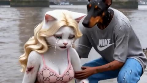 What kind of love should she choose?#fyp #aicat #aicats #kitten #cat