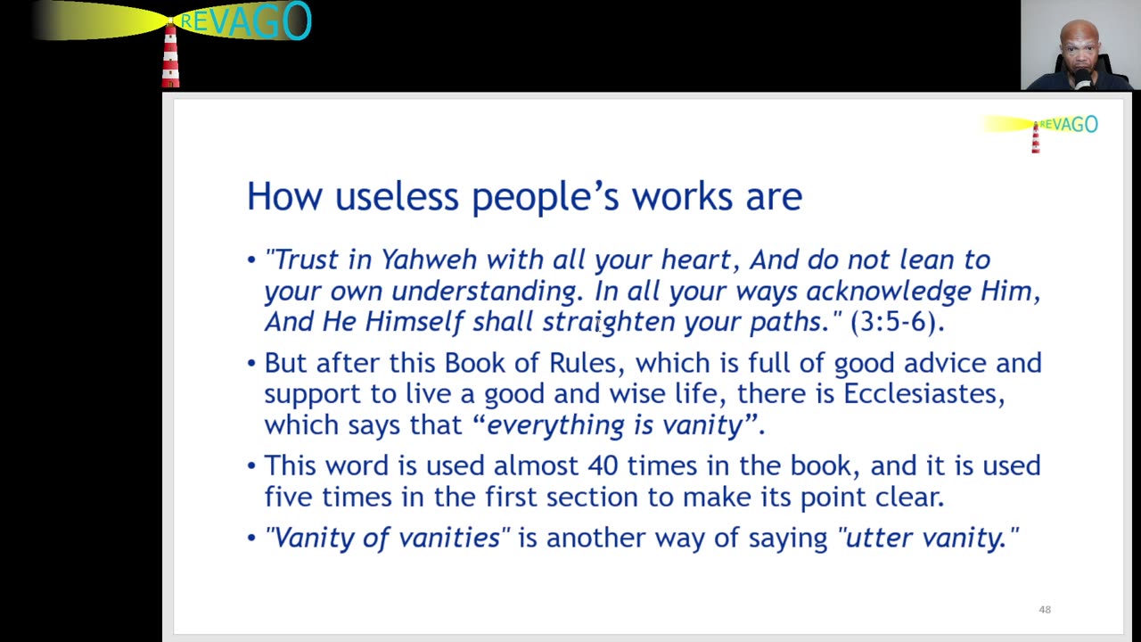 RE 391 The Uselessness of People's Works