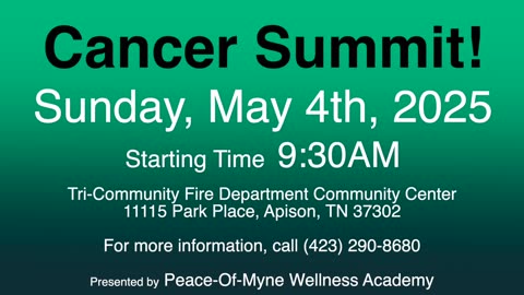 Cancer Summit - Apison, TN