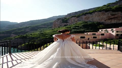 Affordable princess bridal dress with delicate beading that sparkles, not the price tag! ✨