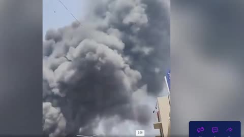 Indyjski samolot w ogniu-atak tarrorastyczny czy przypadek.?