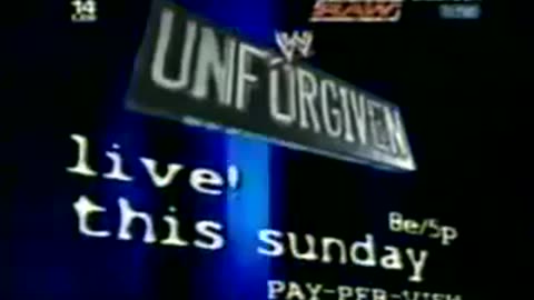 WWE Unforgiven 2004 TV commercial 1