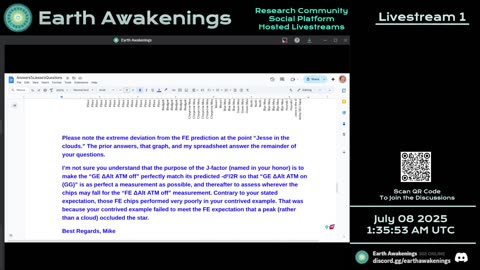 Earth Awakenings - Livestream 1 - #3280