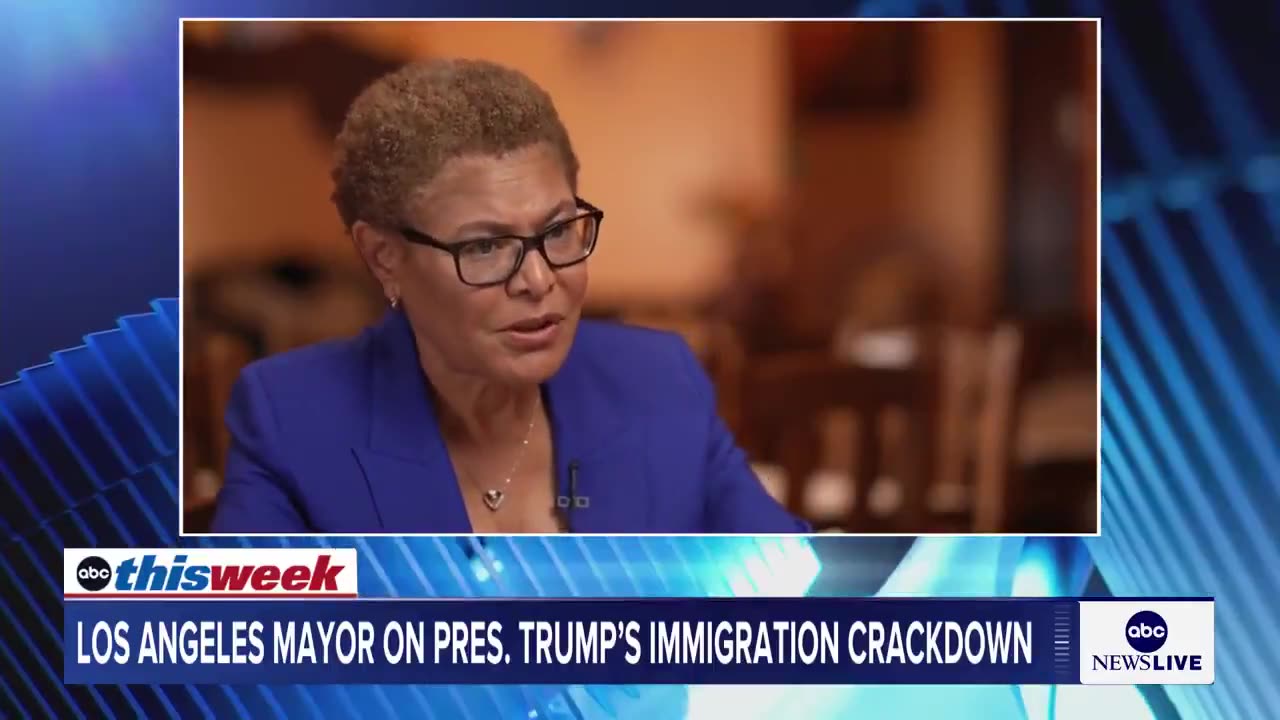 Karen Bass Denies It, But Even Martha Raddatz Couldn't Ignore the Change at the Border
