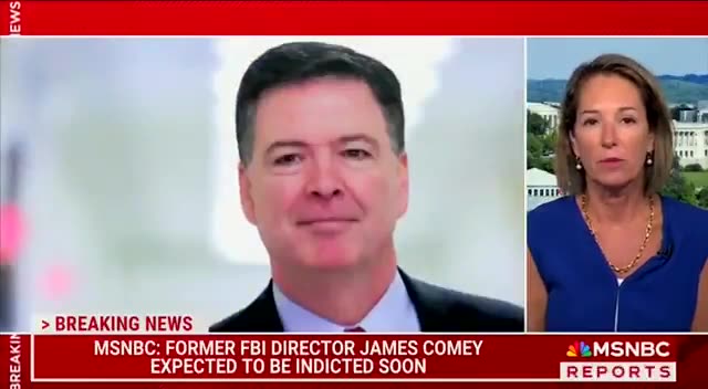 Wow… MSNBC reporting that Comey is “expected to be indicted