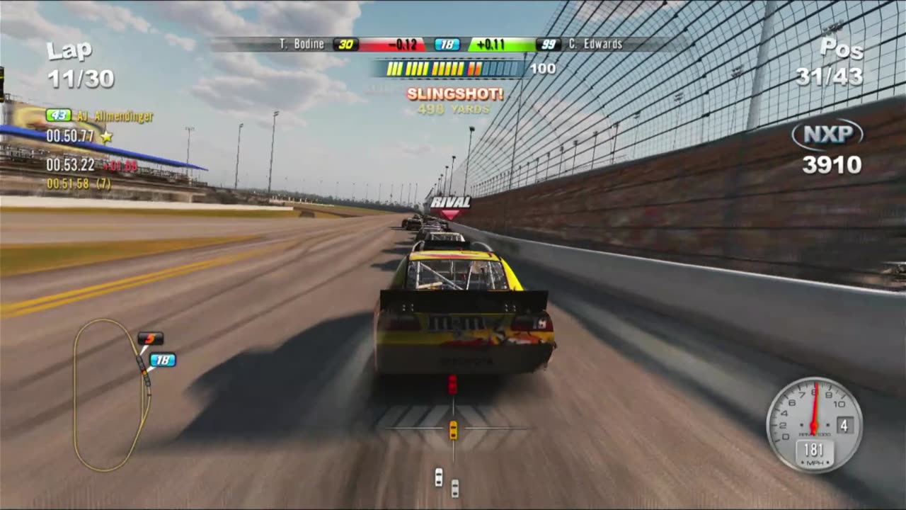 FIRST WIN!!! {{ Quick Race}} NASCAR' 11 The Game Gameplay {Part 1} (Daytona)