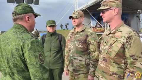 🇺🇸🥔 US military officers in Belarus.