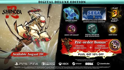 SHINOBI: Art of Vengeance | Story Trailer