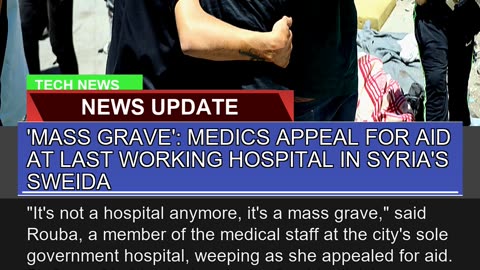 Mass Grave Medics Appeal for Aid at Last Workin