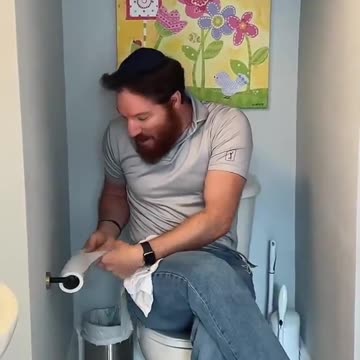 Imagine planning ahead to trick god so you can wipe your ass on saturdays