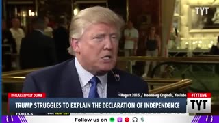 Trump Can't Explain What The Declaration Of Independence Is