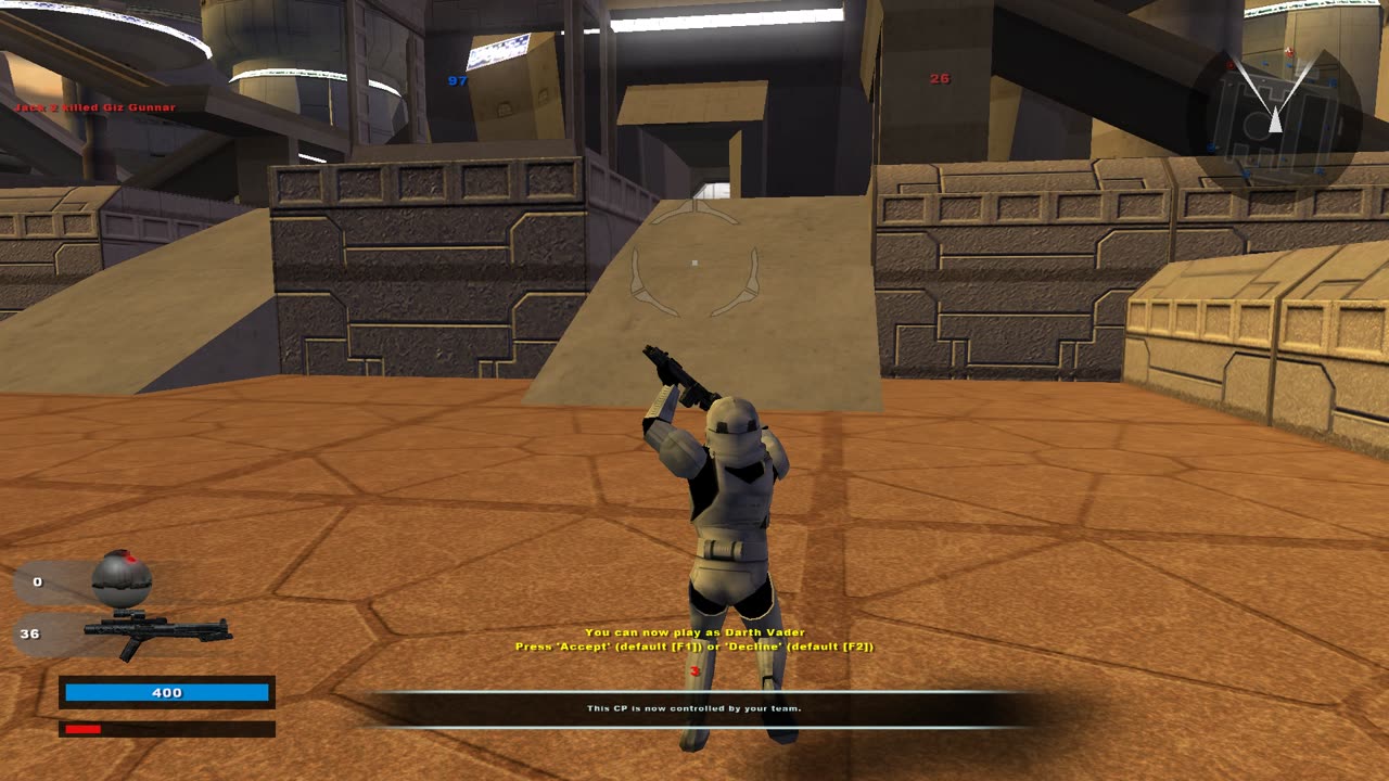 Star Wars Battlefront II 2005: Instant Action Conquest Bespin Empire Gameplay (Xbox DLC Mod)