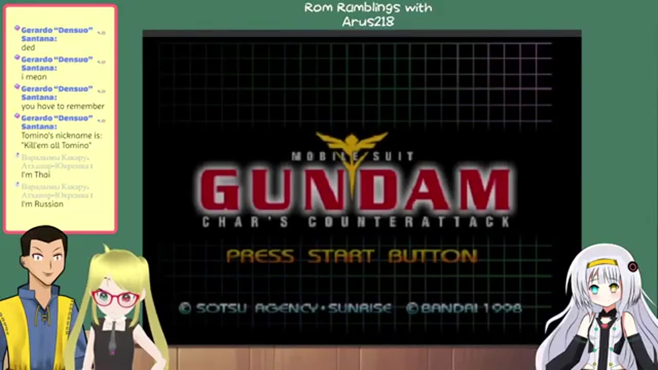 Char's Counter Attack (PS1/RetroArch) [Elle stream] Amuro story