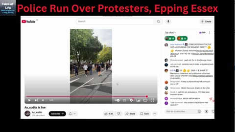 Police Run Over Protesters Epping Essex Migrant Hotel Protest
