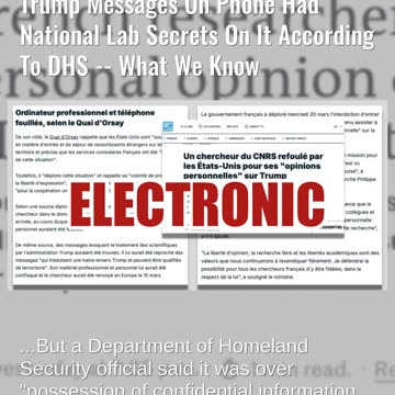 Fact Check: French Scientist Denied Entry To US Allegedly Due To Anti-Trump Messages On Phone