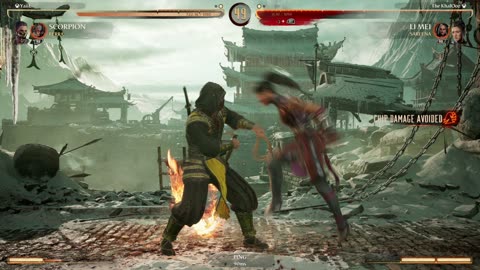 Still learning this new kameo "Scorpion" Kombat League gameplay vs Lei Mei in 4K