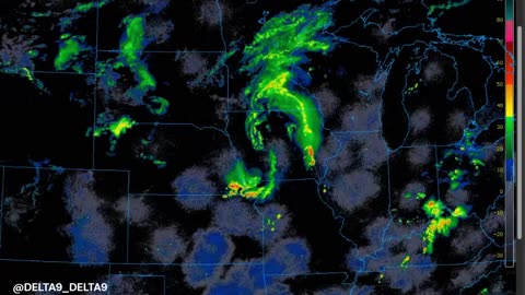North Central USA getting blitzed from the low frequency microwave energy 16.7.25