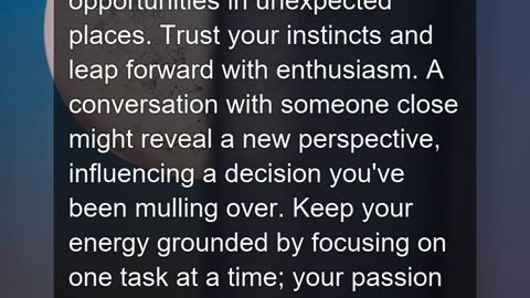 Daily Horoscope | Aries & Taurus 🌟