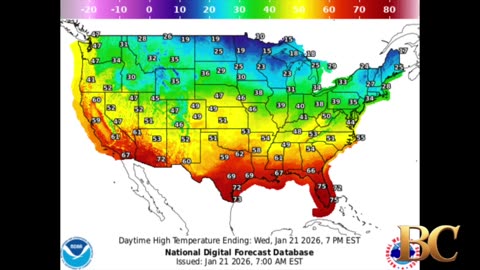 National Weather Forecast (January 21, 2026)