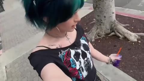 Enjoy goth tgirl