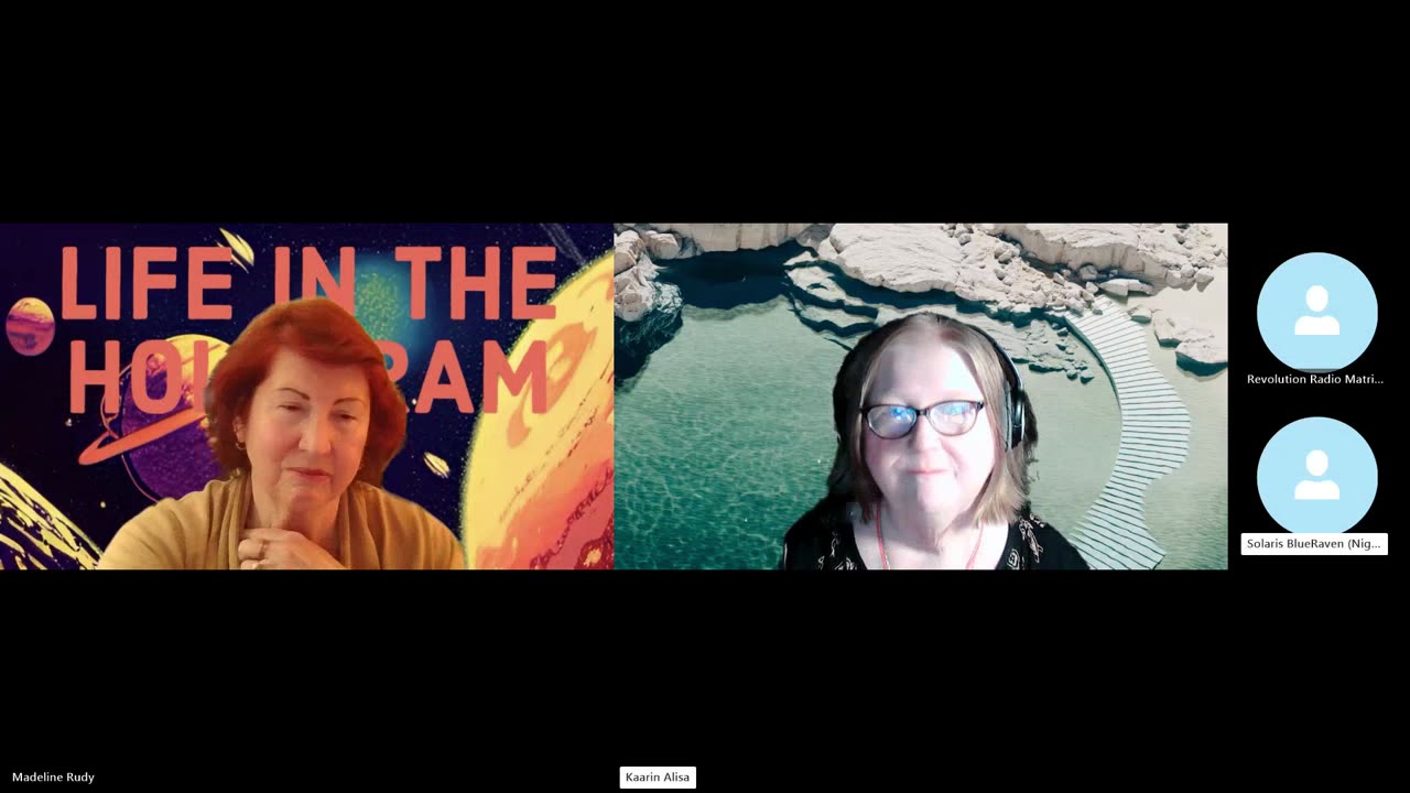 Life in the Hologram with guest Solaris Blue Raven Part 2