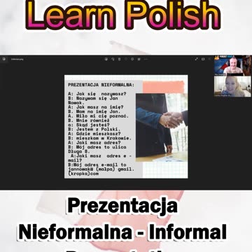 Informal Presentation Part I