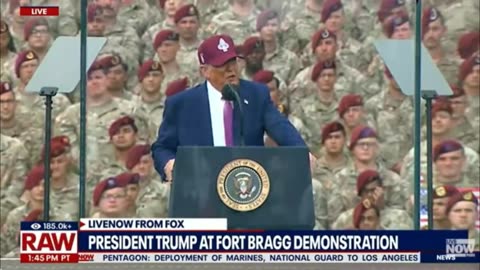 Santa Surfing - 6112025 - Trump Ft. Bragg - talks Anarchy Enemies hints treason!...