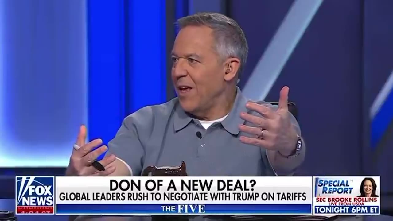 Greg Gutfeld calls out liberal “hyperbole” with “MSNBC finding a way to smear Trump voters as ‘racist’ amid the tariff negotiations…”