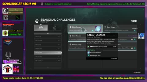 Destiny 2: 5-6-25 Gilded Precept is the Lost Sector. Arc/Strand Surge.