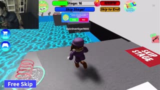 Roblox Escape Walmart Obby Game Stages 16-20 Gameplay With Live Commentary