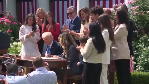 President Donald J. Trump has officially signed the Take It Down Act into law