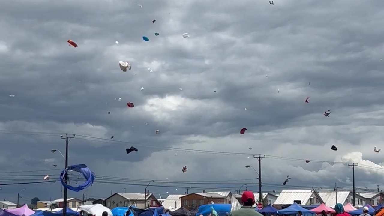 Colorful Clothing Dust Devil