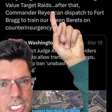 Pete Hegseth tells activist judge blocking transgender policy to report for duty.